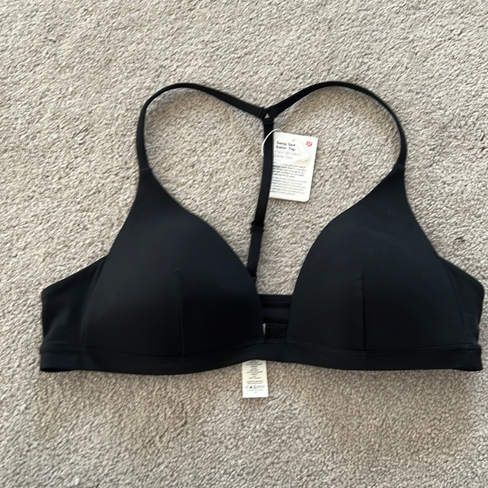 Lululemon black triangle swim top